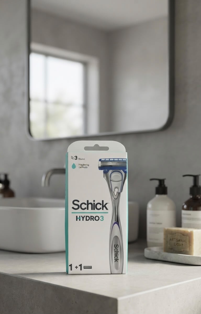 Schick hydro 3 7 hydrating gel pools 1+1 blade| Buy Online | Saffronskins India