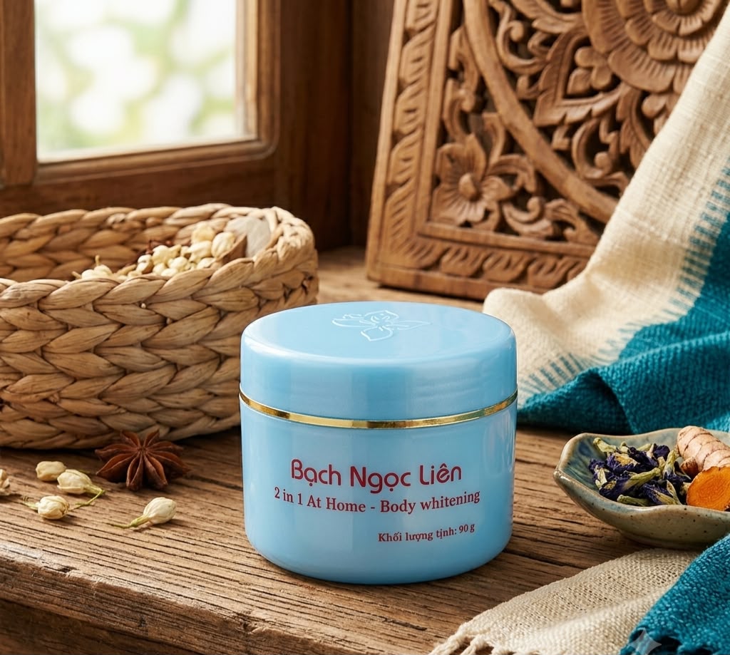 Bach ngoc lien 2 in 1 home-body whitening cream 90g| Buy Online | Saffronskins India