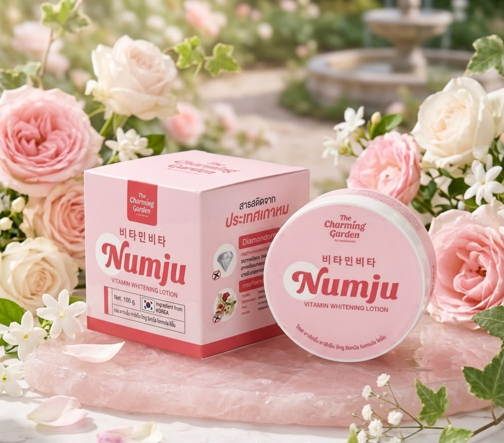 Numju the charming garden vitamin whitening lotion 100g| Buy Online | Saffronskins India