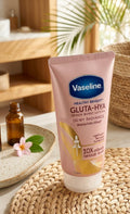 Vaseline healthy bright GULTA -HYA serum burst lotion 10X 100g| Buy Online | Saffronskins India