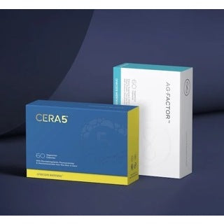 Anti Aging Duo | AG-FACTOR + CERA5 | Anti Penuaan | Hydrating Brightening Reduce Wrinkles Pigmentation & Youthful Skin  | Buy Online | Saffronskins India