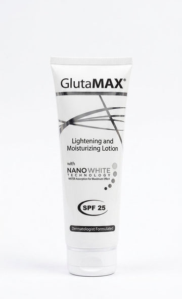 Gultamax lightening and moisturizing lotion nano white technology spf 25 100g| Buy Online | Saffronskins India