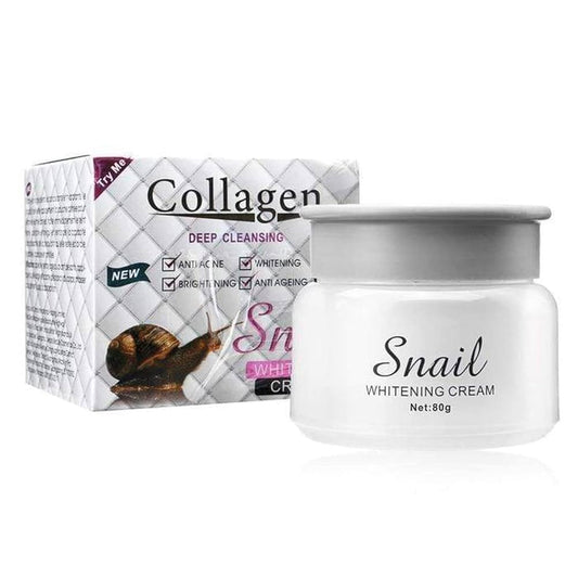 collagen deep cleansing snail whitening cream