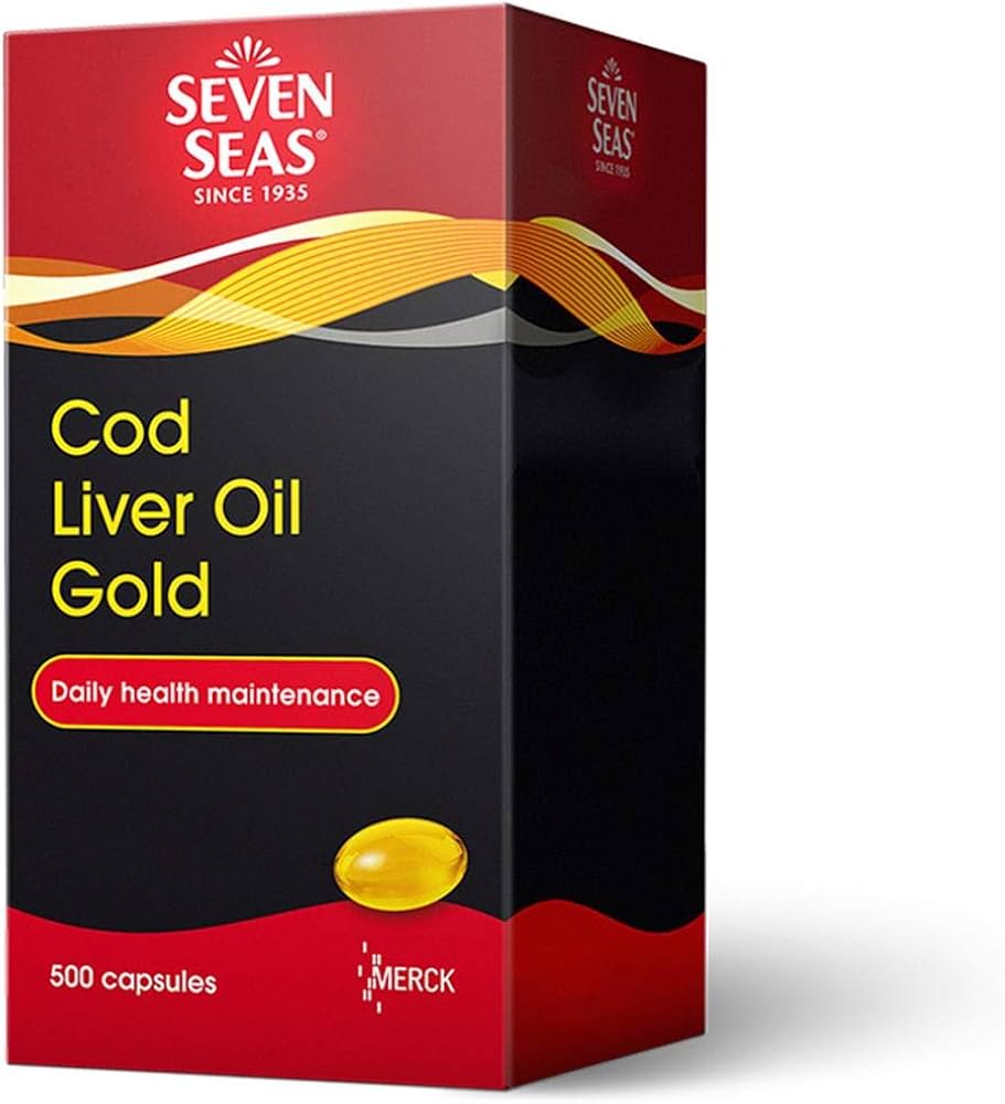 SEVEN SEAS cod liver oil gold 500 capsules| Buy Online | Saffronskins India