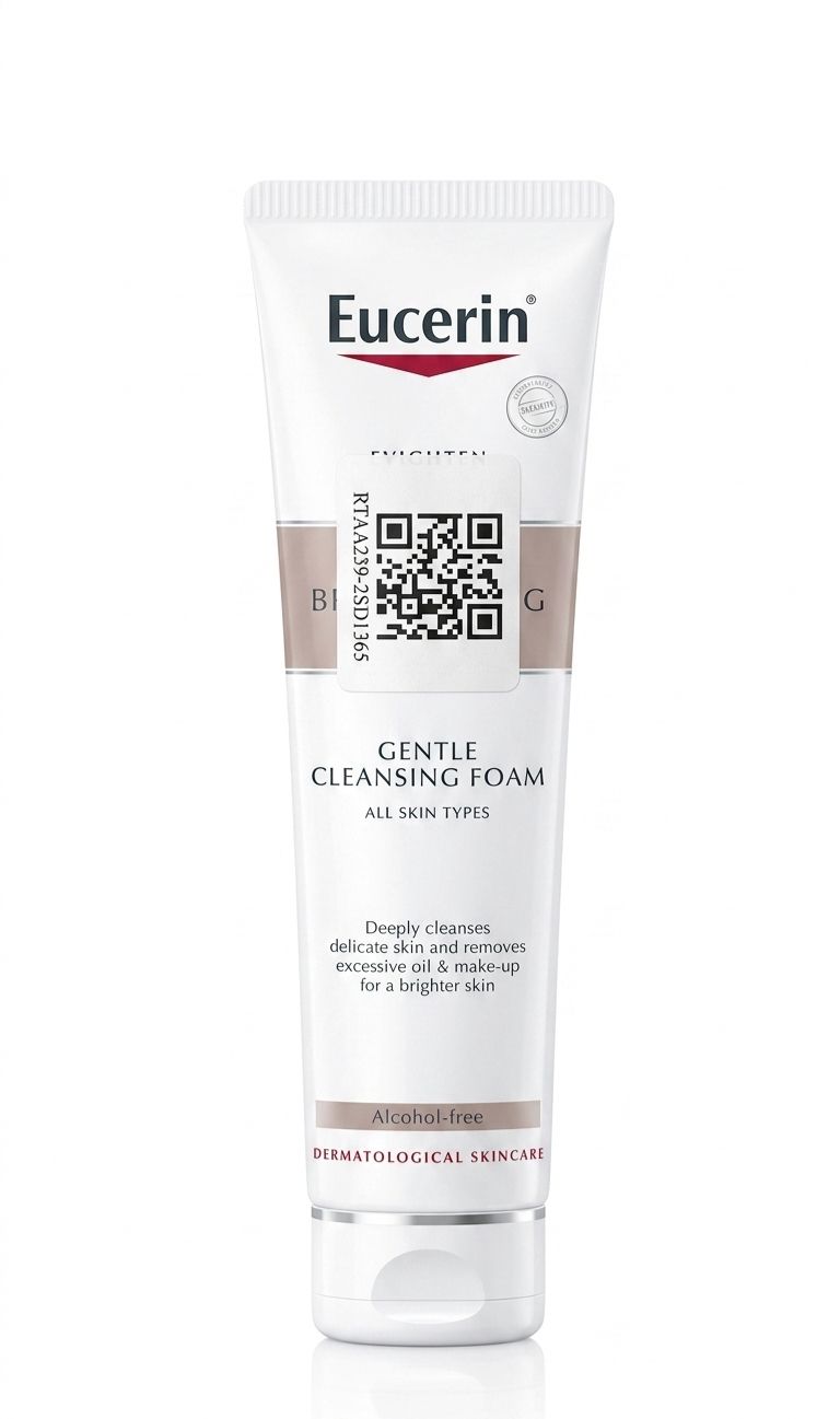 Eucerin gentle cleansing foam alchol free 100ml| Buy Online | Saffronskins India