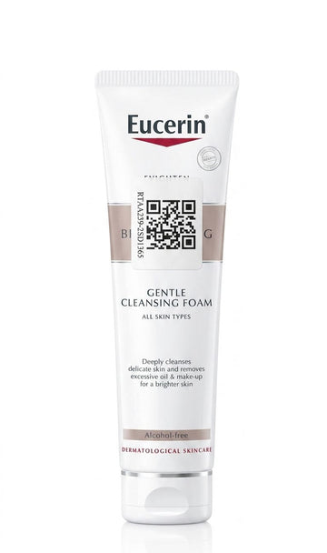 Eucerin gentle cleansing foam alchol free 100ml| Buy Online | Saffronskins India