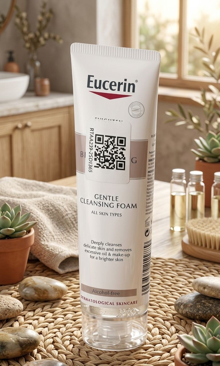 Eucerin gentle cleansing foam alchol free 100ml| Buy Online | Saffronskins India