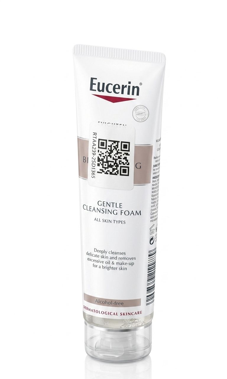 Eucerin gentle cleansing foam alchol free 100ml| Buy Online | Saffronskins India