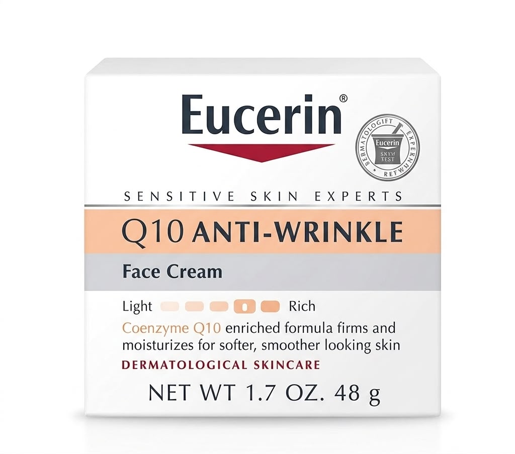 Eucerin sensetive skin expert Q10 anti wrinkle face cream 48g| Buy Online | Saffronskins India