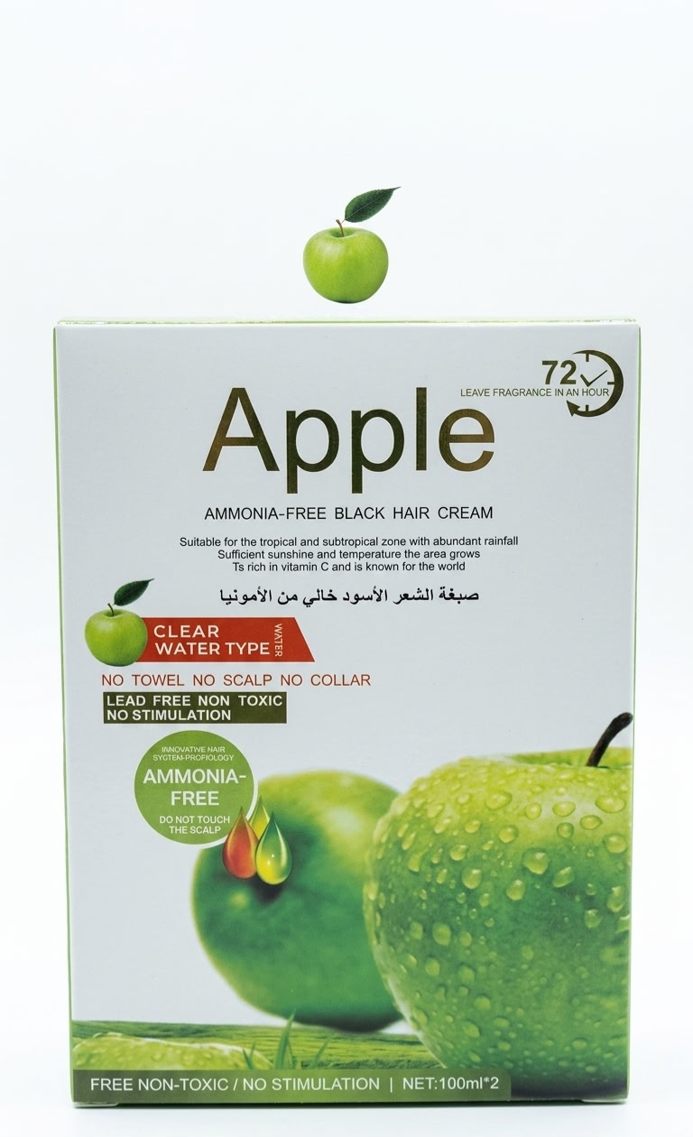 Apple amonia-free black hair cream 100ml | Buy Online | Saffronskins India
