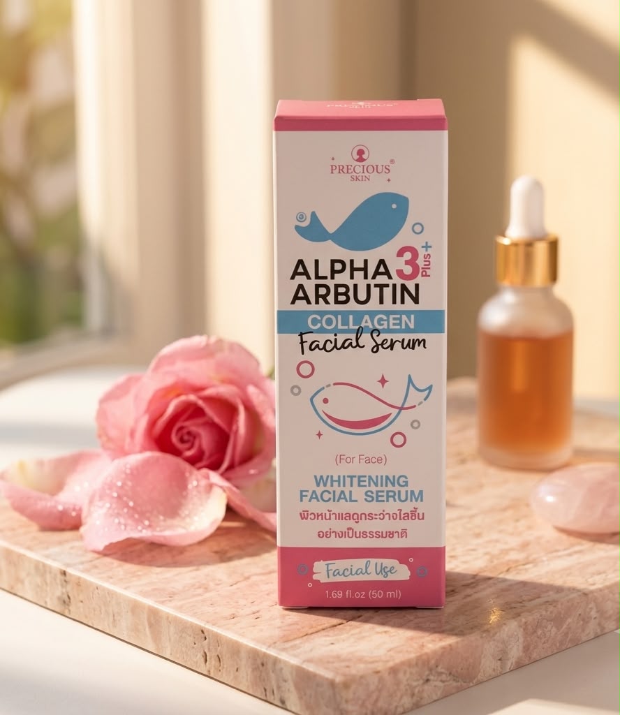 Alpha arbutin 3plus collagen face serum whitening facial serum 50ml| Buy Online | Saffronskins India