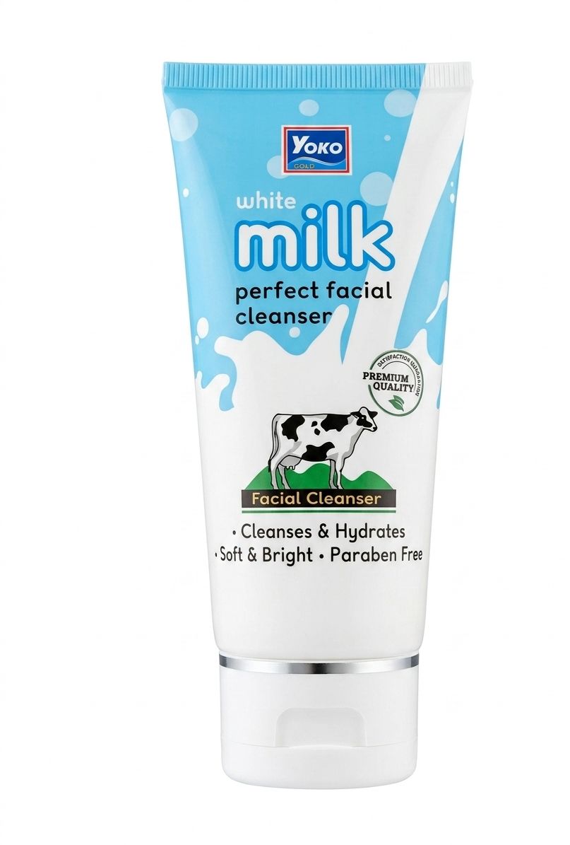 YOKO white milk perfect facial cleanser 100g| Buy Online | Saffronskins India