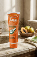Junsui Naturals face wash with papaya scrub | Buy Online | Saffronskins India
