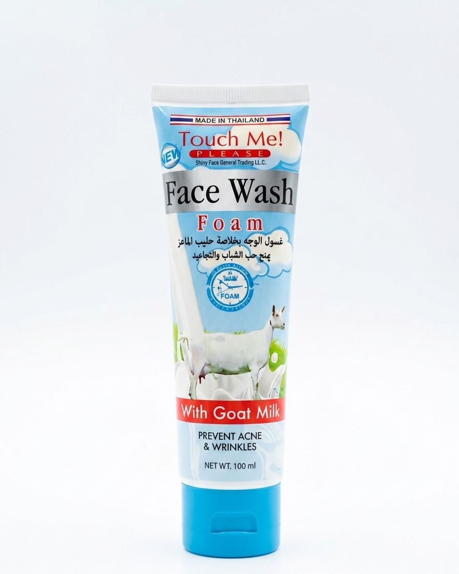 Touch me please face wash foam with goat milk 100g| Buy Online | Saffronskins India
