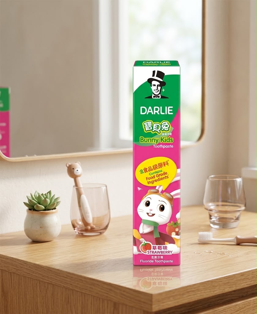 Darlie bunny kids toothpaste strawberry flavour Fluoride Toothpaste| Buy Online | Saffronskins India