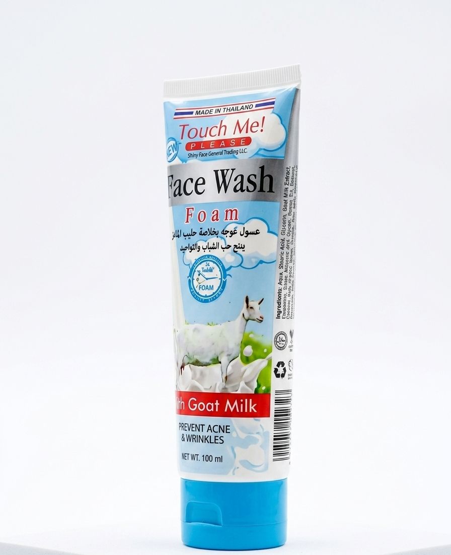 Touch me please face wash foam with goat milk 100g| Buy Online | Saffronskins India
