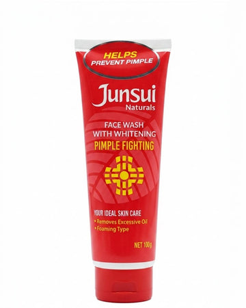 Junsui naturals face wash with whitening pimple fighting 100g| Buy Online | Saffronskins India
