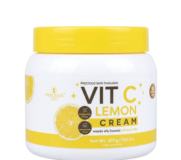 Precious skin thailand VIT C lemon cream Precious Scan Thailand 300, A-Uab Glin 200g| Buy Online | Saffronskins India