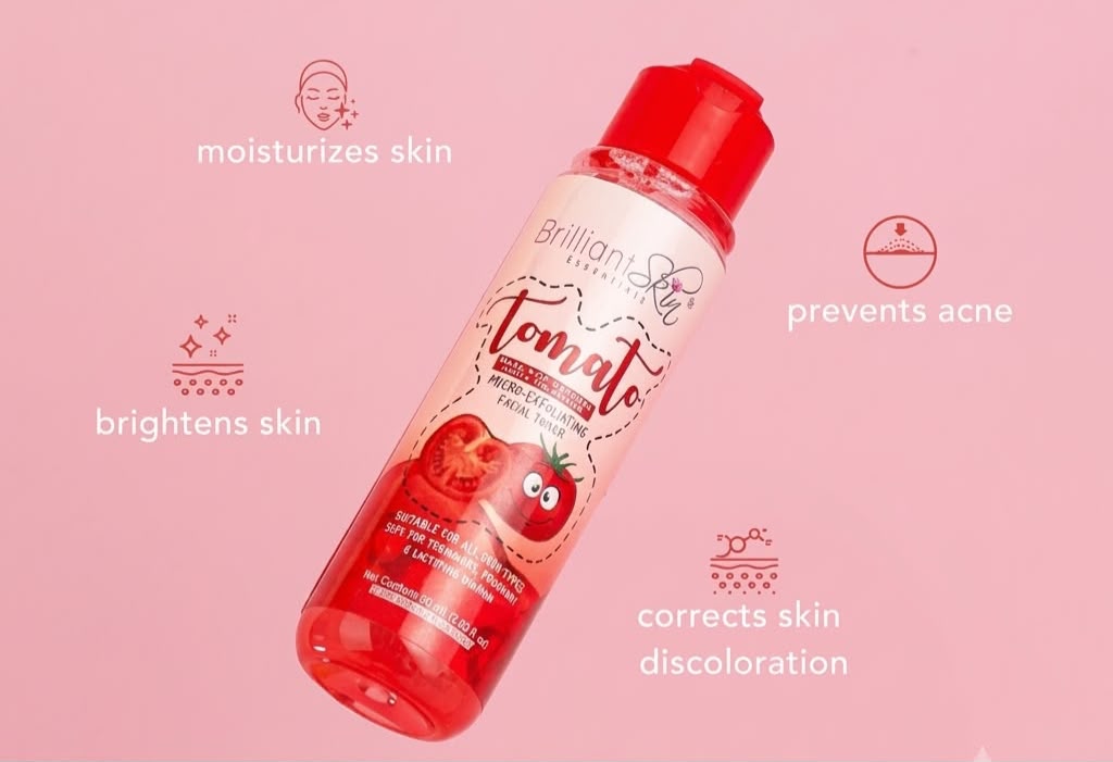 Brilliant Skin Tomato Rejuvenating Facial Toner Women (60 ml) | Buy Online | Saffronskins India