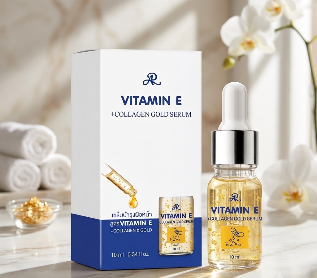 AR vitamin E  + collagen gold serum 10ml| Buy Online | Saffronskins India