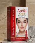 Arena gold beauty ceram with serum 3 in 1 serum + face wash| Buy Online | Saffronskins India