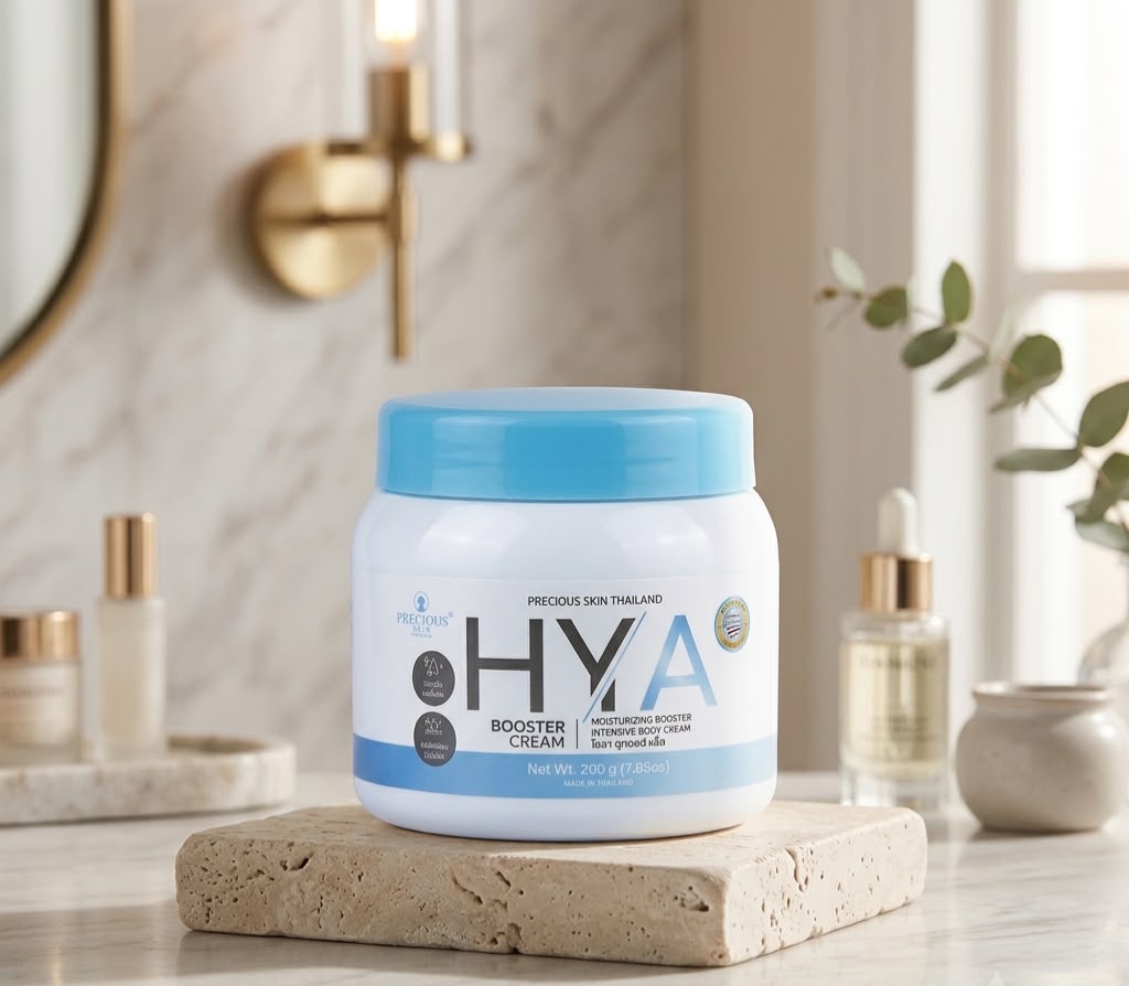 PRECIOUS SKIN THAILAND HYA MOISTURIZING BOOSTER INTENSIVE BODY CREAM 200g| Buy Online | Saffronskins India