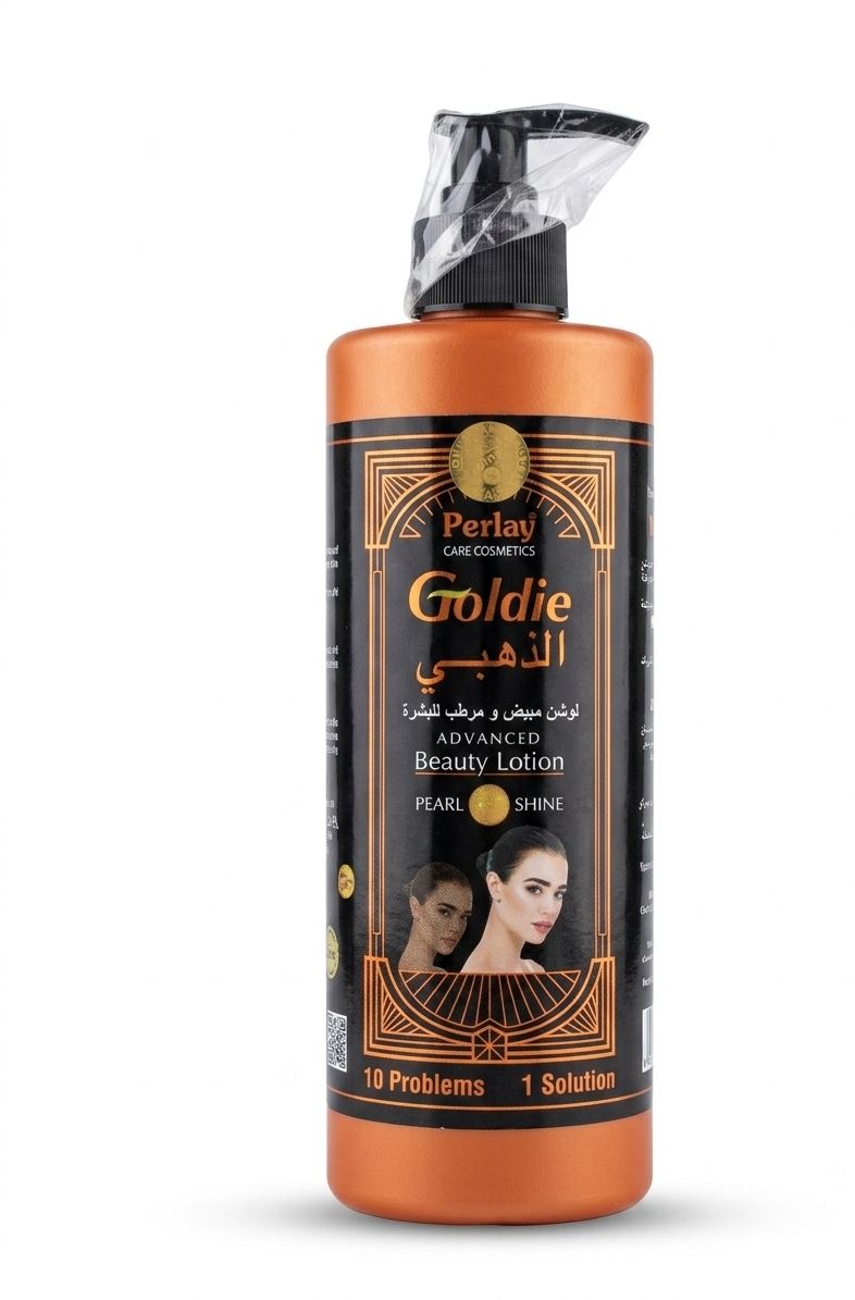 Perlay care cosmetics goldie advanced beauty lotion pearl shine 550ml| Buy Online | Saffronskins India