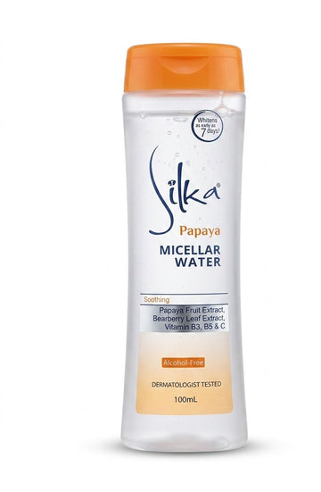 Silka papaya micellar water 100ml| Buy Online | Saffronskins India