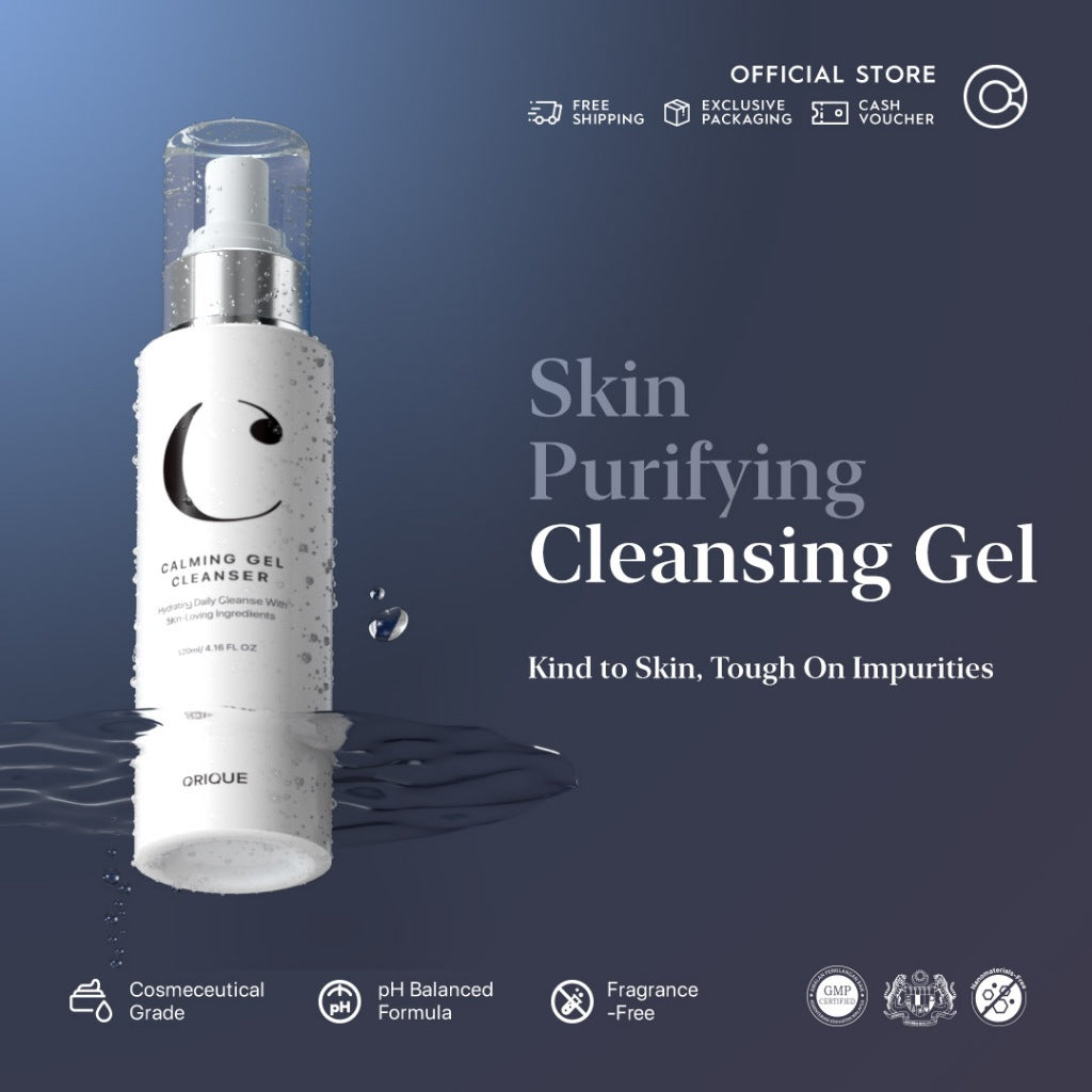 ORIQUE Calming Gel Cleanser | Suitable For Sensitive Skin | Soothes & Moisturizes Skin Gently Cleanser | Buy Online | Saffronskins India