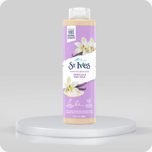 ST.Ives vanilla and oat milk body wash | Buy Online | Saffronskins India