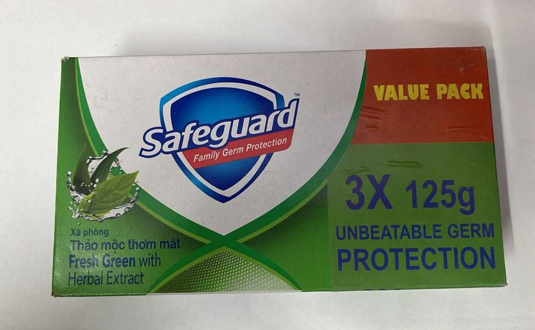 Safeguard Fresh Green with Herbal Extract pack of (3x125g) | Buy Online | Saffronskins India