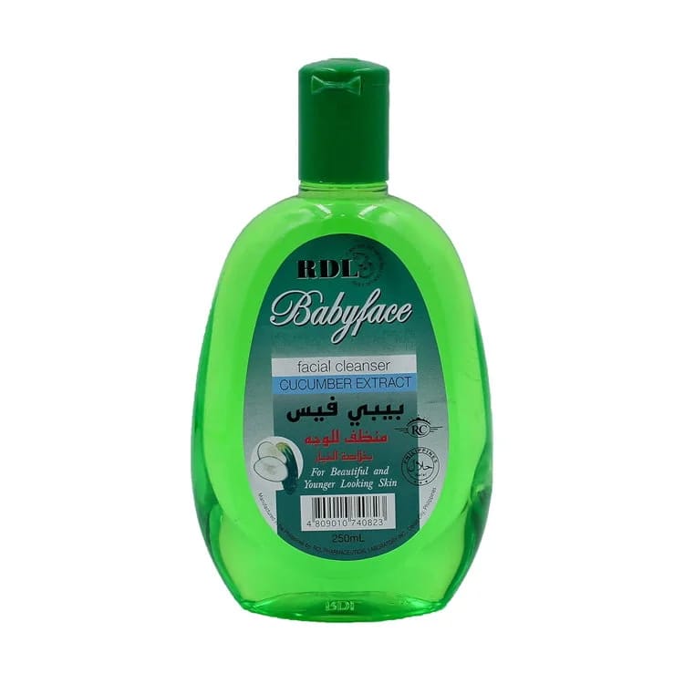 RDL Baby facial cleanser cucumber extract 