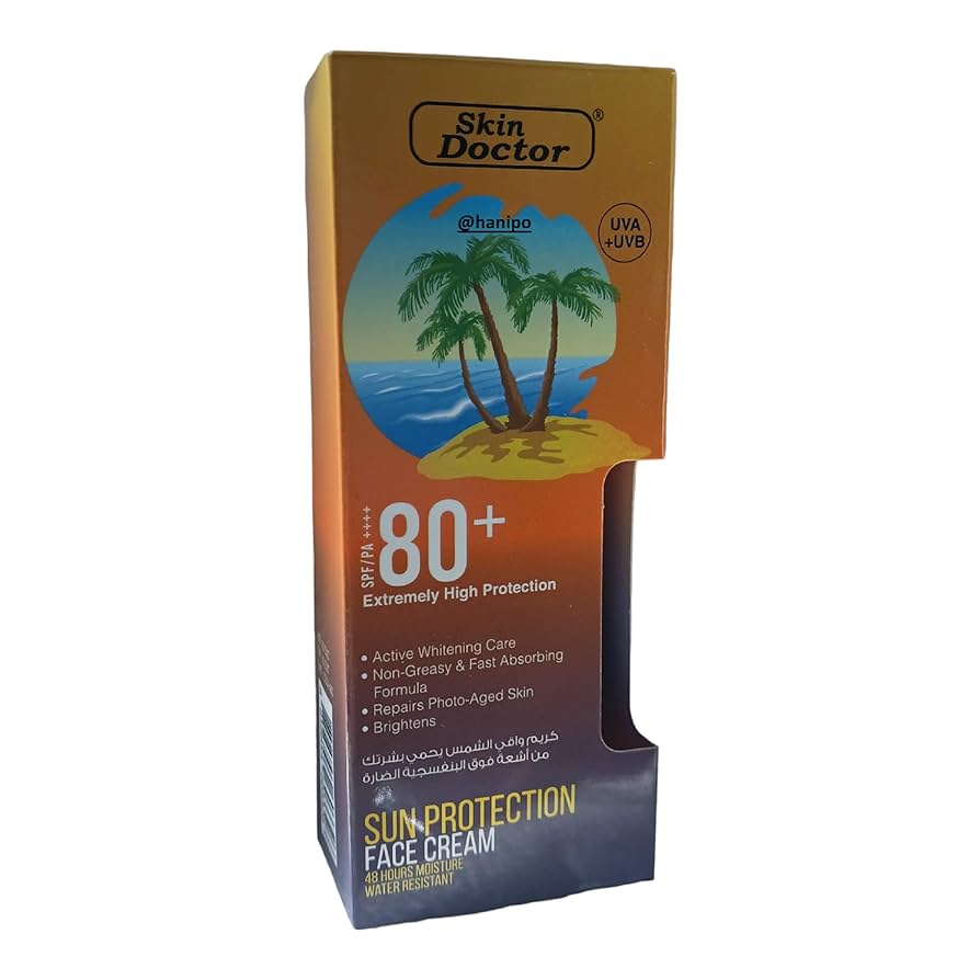 SKIN DOCTOR SPF80 Sun protection face cream 
