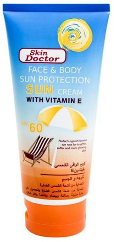 SKIN DOCTOR SPF60 Face and body sun protection sun cream 150g