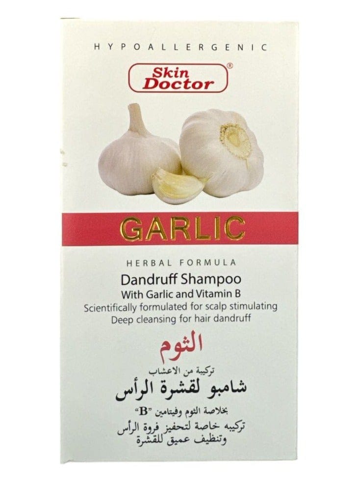 SKINDOCTOR Garlic herbal formula dandruff shampoo 200ml