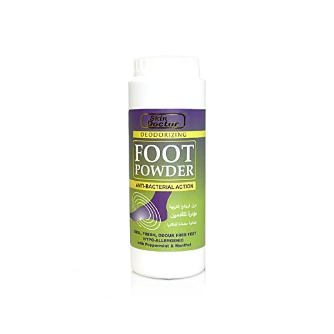 SKIN DOCTOR Deodorizing  foot powder anti-bacterial 75g