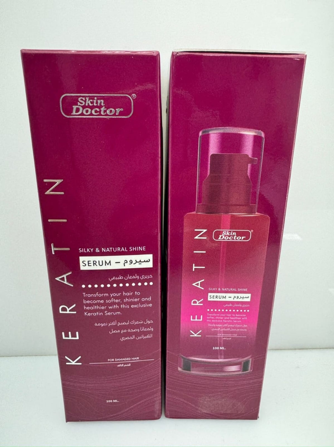 SKINDOCTOR Keratin silky& natural shine serum 30ml