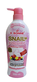 A BONNE Snail yogurt whitening lotion 500ml | Buy Online | Saffronskins India