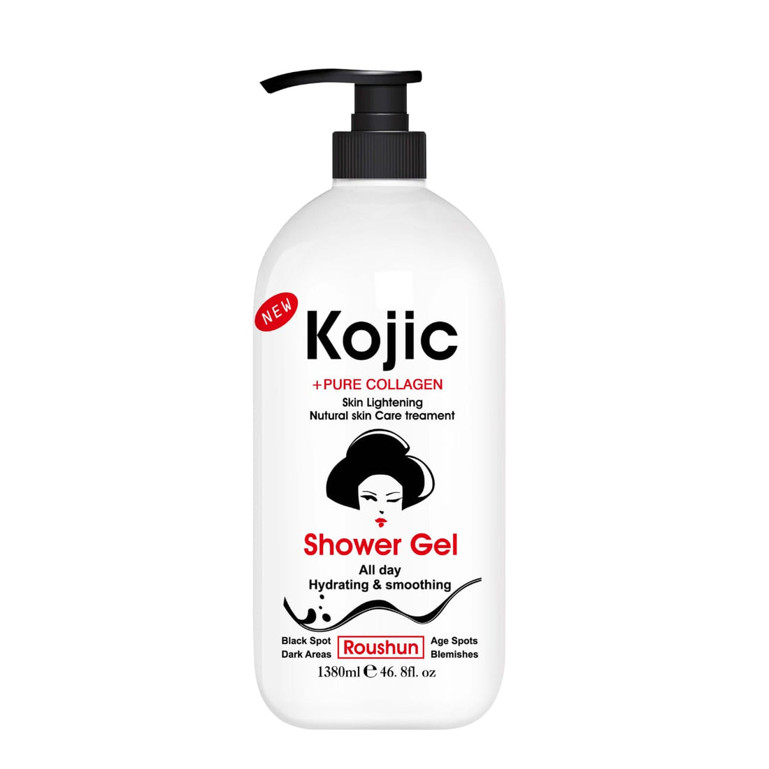 KOJIC +Pure collagen skin lightening shower gel 1380ml