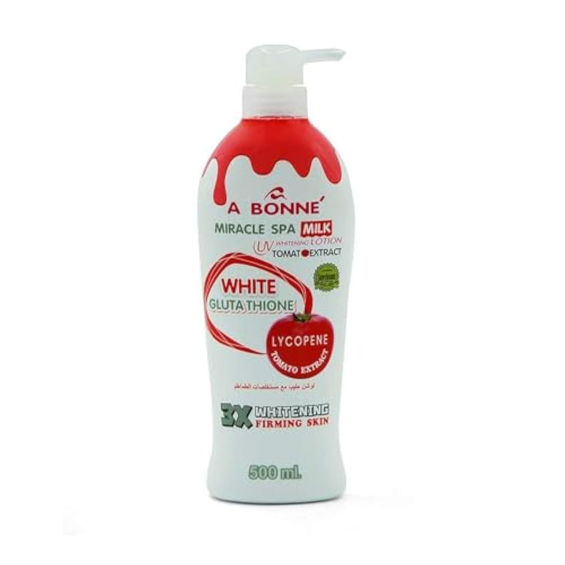 A BONNE Miracle spa milk white gluta thione tomoto extract 500ml