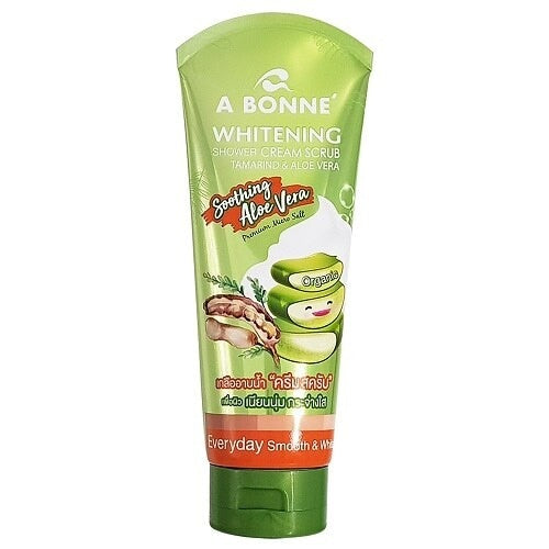 A BONNE Whitening shower cream scrub tamarind& aloe vera 350g