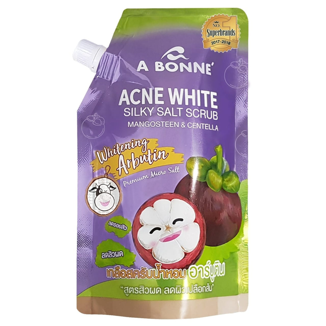 A BONNE Acne white silky salt scrub mangosteen& centella 350g