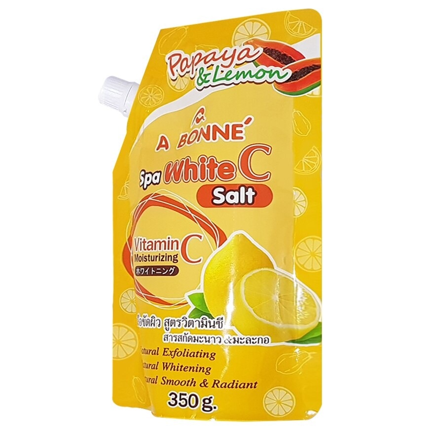 A BONNE Spa white c salt  papaya& lemon 350g