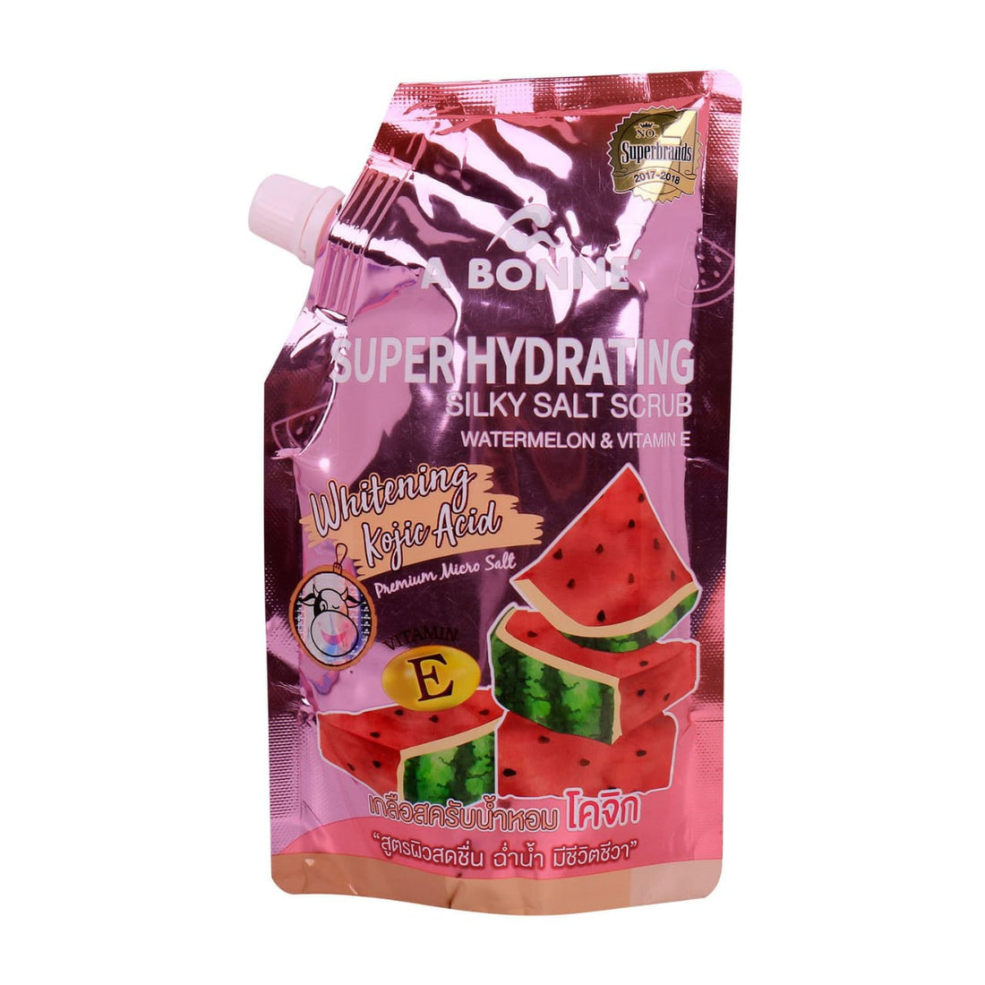 A BONNE Super hydrating silky salt scrub watermelon& vitamin e 350g