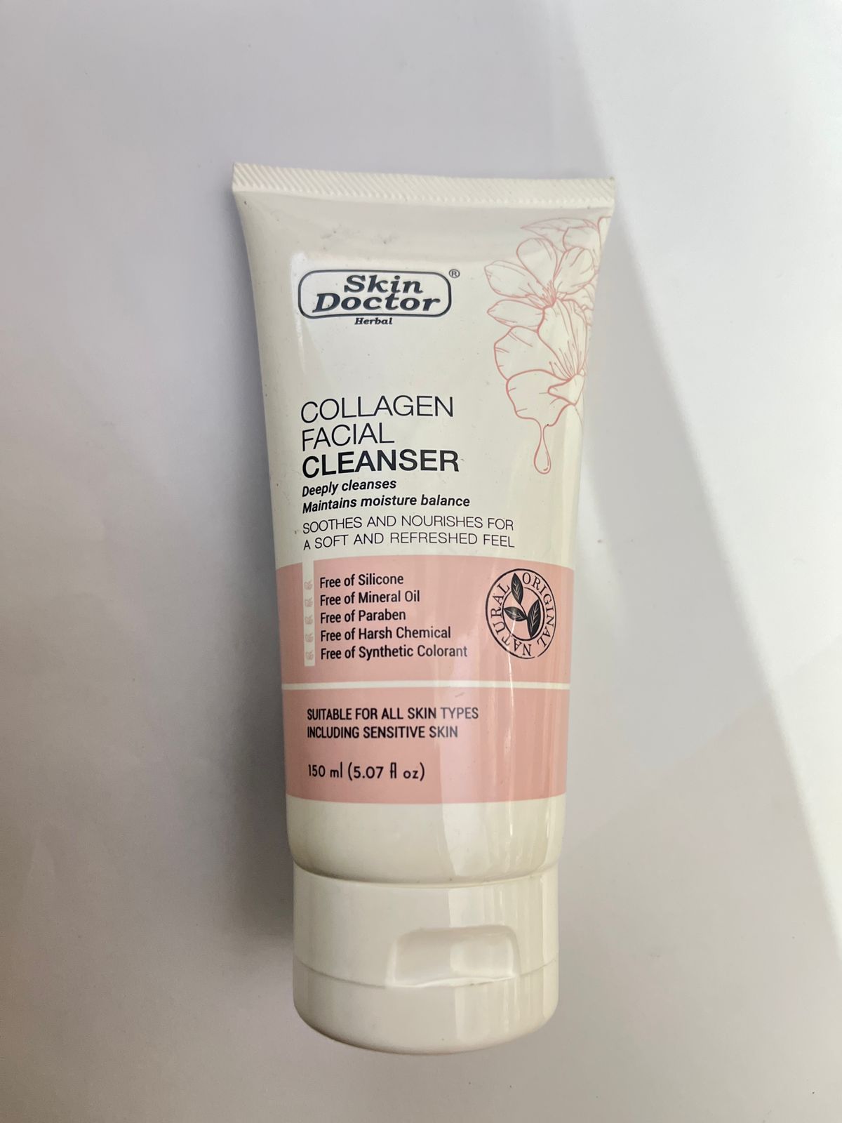 SKIN DOCTOR Herbal collagen facial cleanser 150ml