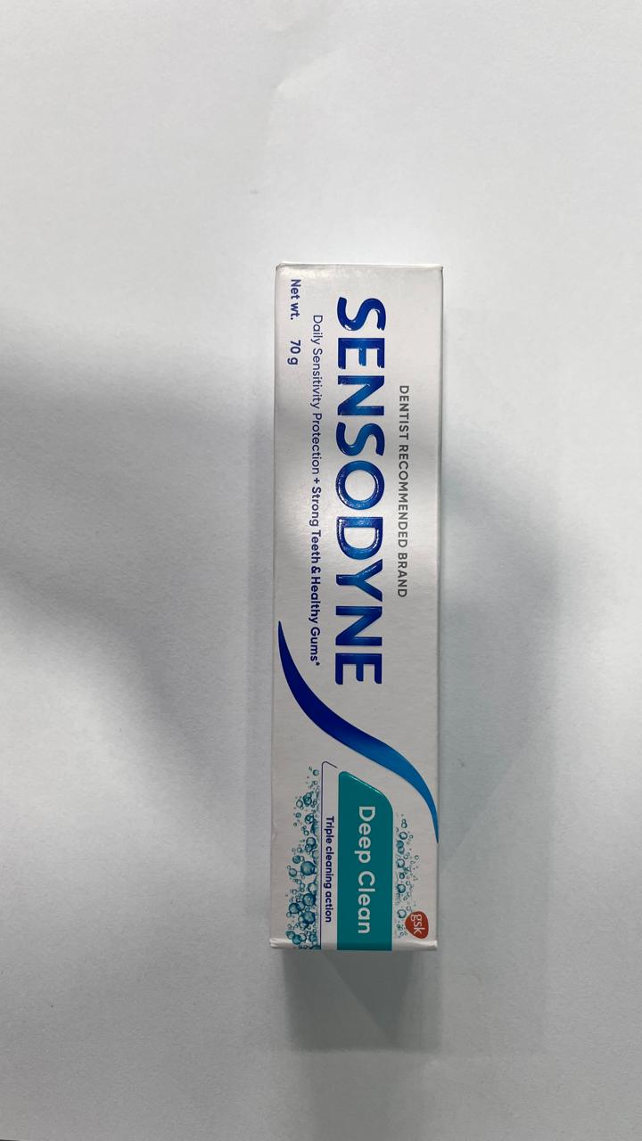 SENSODYNE Deep clean triple cleaning action 70g | Buy Online | Saffronskins India