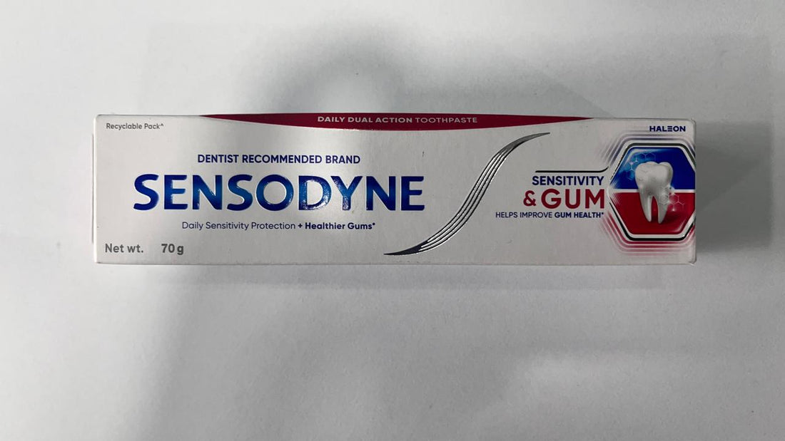SENSODYNE Sensitivity& gum helps improve gum health 70g | Buy Online | Saffronskins India