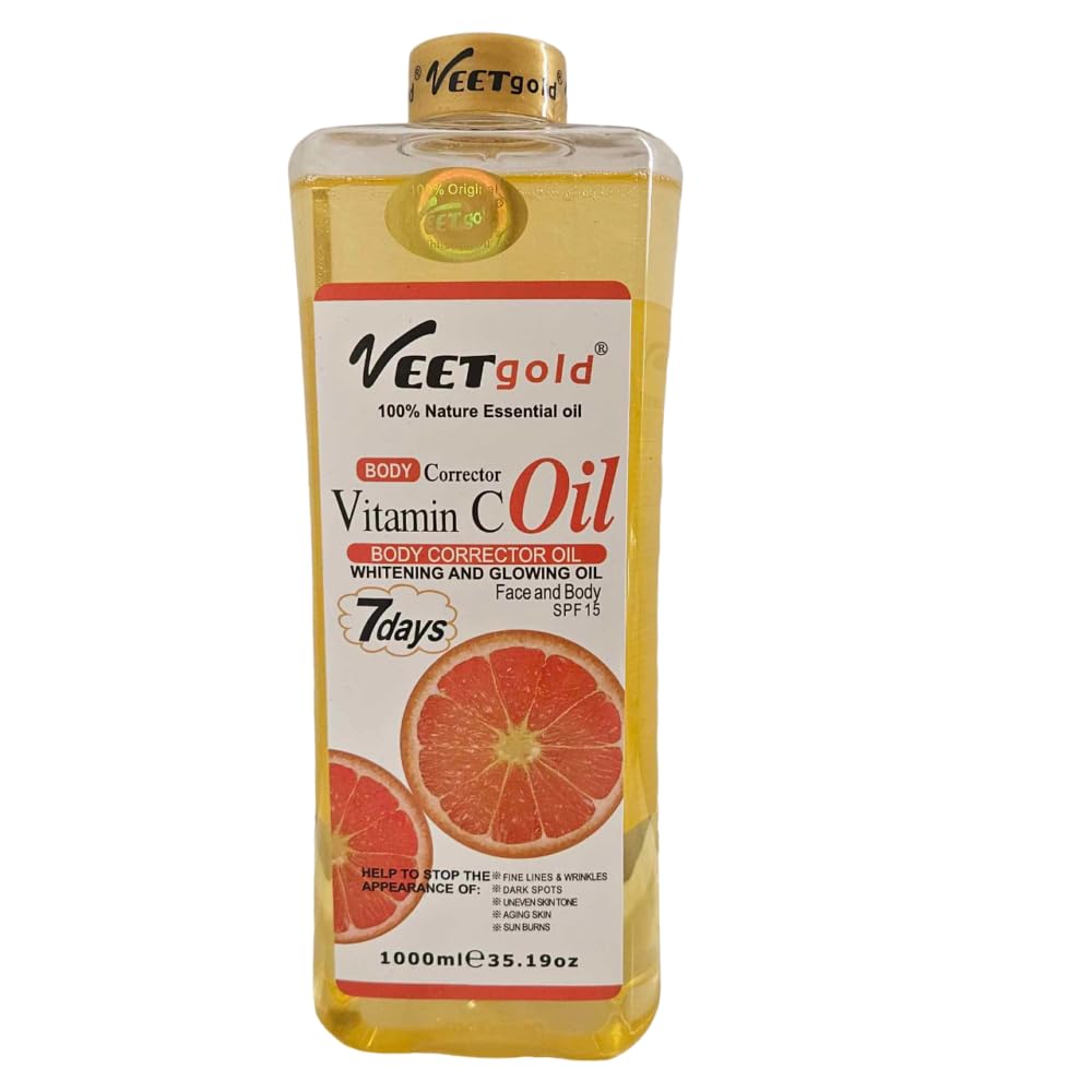 VEET Gold vitamin c body corrector  oil 1000ml | Buy Online | Saffronskins India