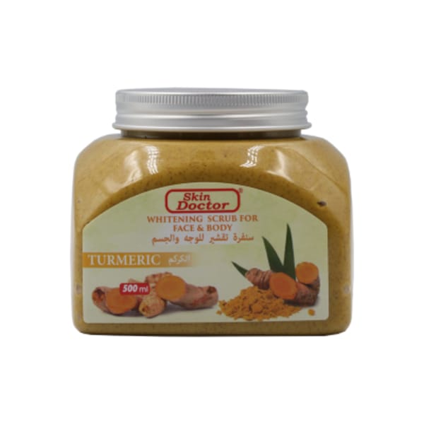 SKIN DOCTOR Whitening scrub for face& body turmeric 500ml