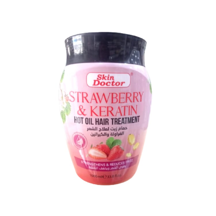 SKIN DOCTOR Strawberry& keratin hot oil hair treatment 1000ml